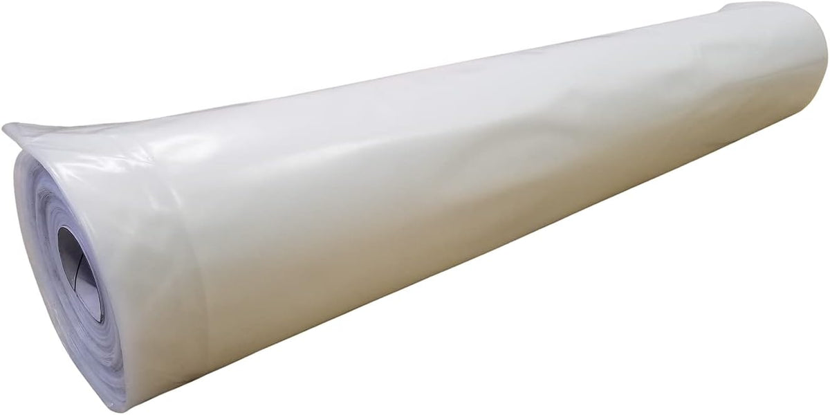 Farm Plastic Supply - Clear Greenhouse Plastic Sheeting - Ultra Durable - 8 mil - (20' x 100') - 4 Year UV Resistant Polyethylene Greenhouse Film for Gardening, Farming, Agriculture
