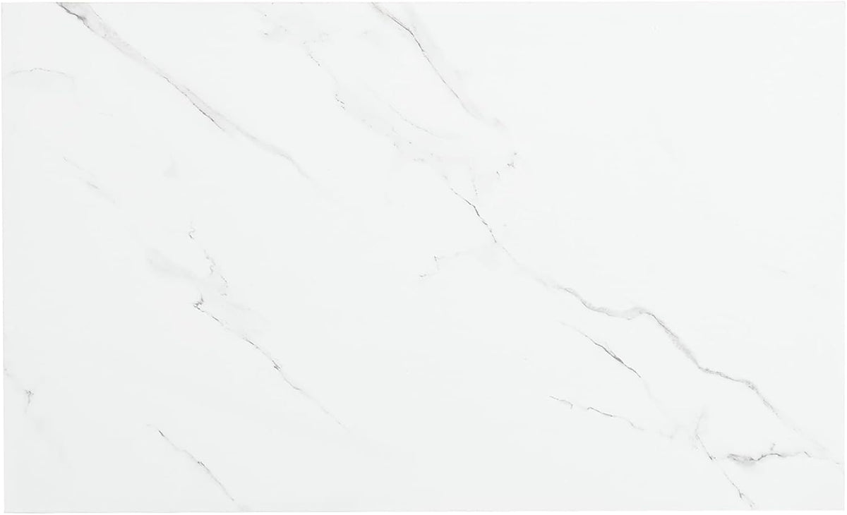 84 Inch Kitchen Pantry Cabinet with Faux Marble Top, Gray | Gray P2 MDF, kitchen or dining room, faux marble top, 5 pull-out compartments, adjustable shelf, anti-tip devices, 83.7 in H
