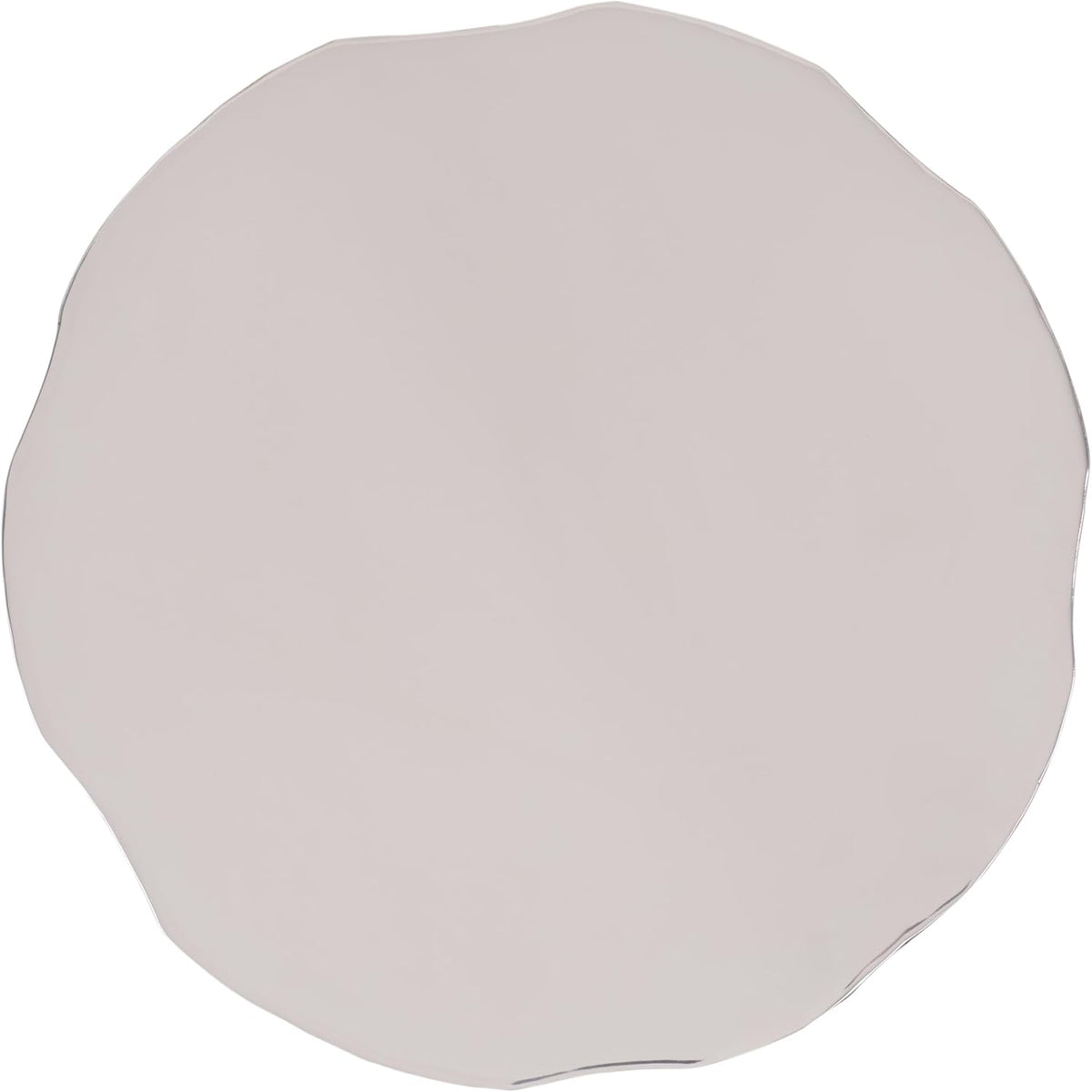 SAFAVIEH Couture Collection - Janalee Chrome Hammered Steel Accent Table, Round Side Table, Sculptural Modern Design, Fully Assembled (SFV7912A)