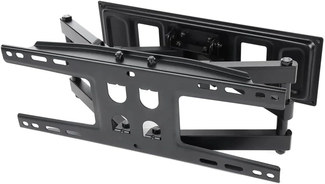 Monoprice Commercial Full Motion TV Wall Mount Bracket for 32" to 70" TVs up to 88lbs, Max VESA 400x400, Fits Curved Screens