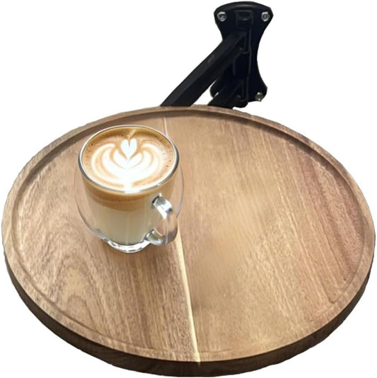 13.78 Inch Retractable Wall-Mounted Folding Table RV Folding Table | With an extendable arm, multi-angle adjustability, and a space-saving design, it makes an excellent gift.