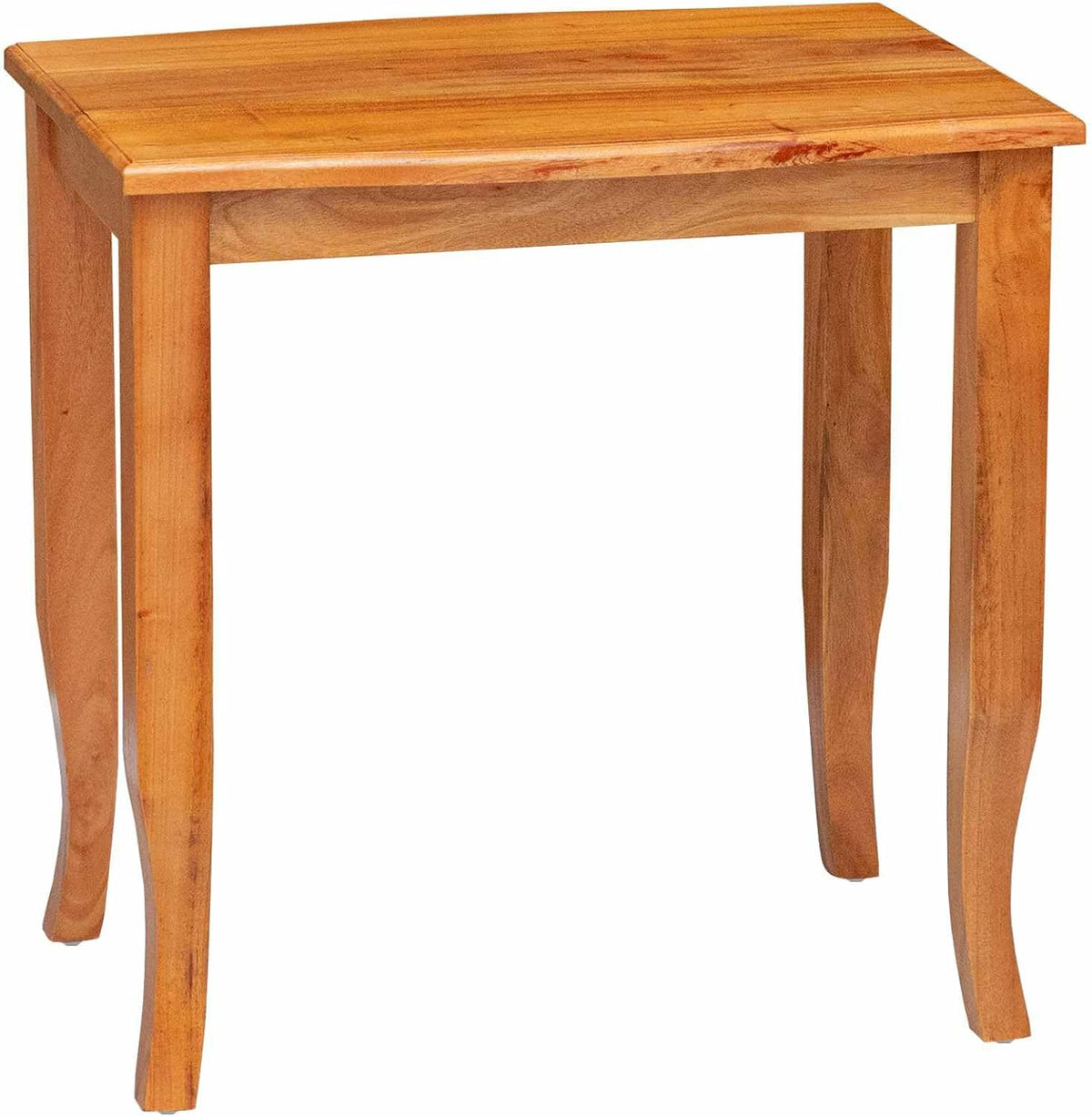 Nesting Side Tables 3 pcs Solid Mahogany Wood | Space Saving Design, Natural Wood Grain, Versatile Accent Tables for Living Room