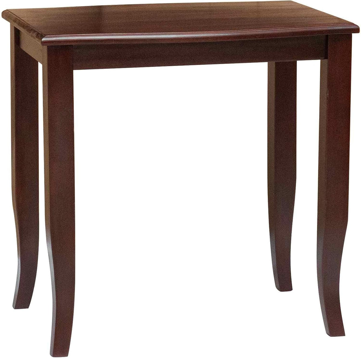 Nesting Side Tables 3 pcs Brown Solid Mahogany Wood | Space Saving Design, Easy Clean Surface, No Assembly Needed, for Living Room or Bedroom