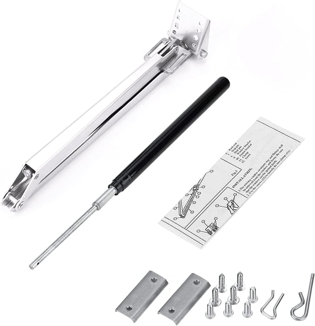 Auto Vent Opener Automatic Greenhouse Window Opener Cylinder Roof Vent Opener Autovent Kit Solar Heat Sensitive Agriculture Gardening Tools Automatic Greenhouses Supplies (Single Spring Lifts 15 Lbs)