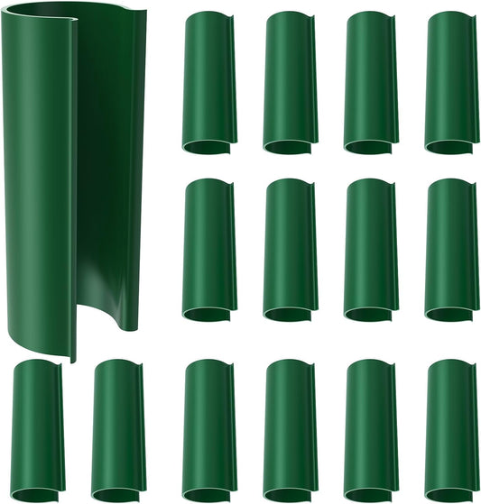 Jetec 16 Pcs PVC Pipe Clamps Greenhouses Strap Clips 2.4 Inches Long Summer PVC Water Pipe Clamps Strap Clips for Woodworking(for 3/4 Inch PVC Pipe,Green)