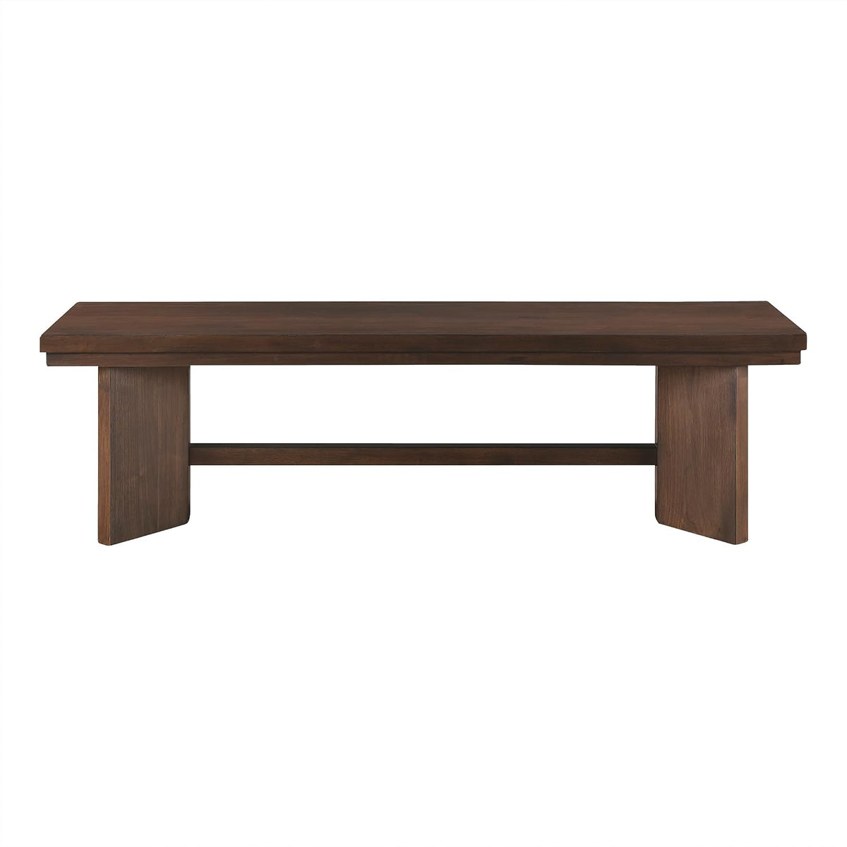 Lexicon Dining Bench for Dining Room Table, 59" Wood Bench for Home and Kitchen, Indoor Wooden Bench for Dining Room, Kitchen Bench, Living Room Bench, Easy Assembly, Walnut