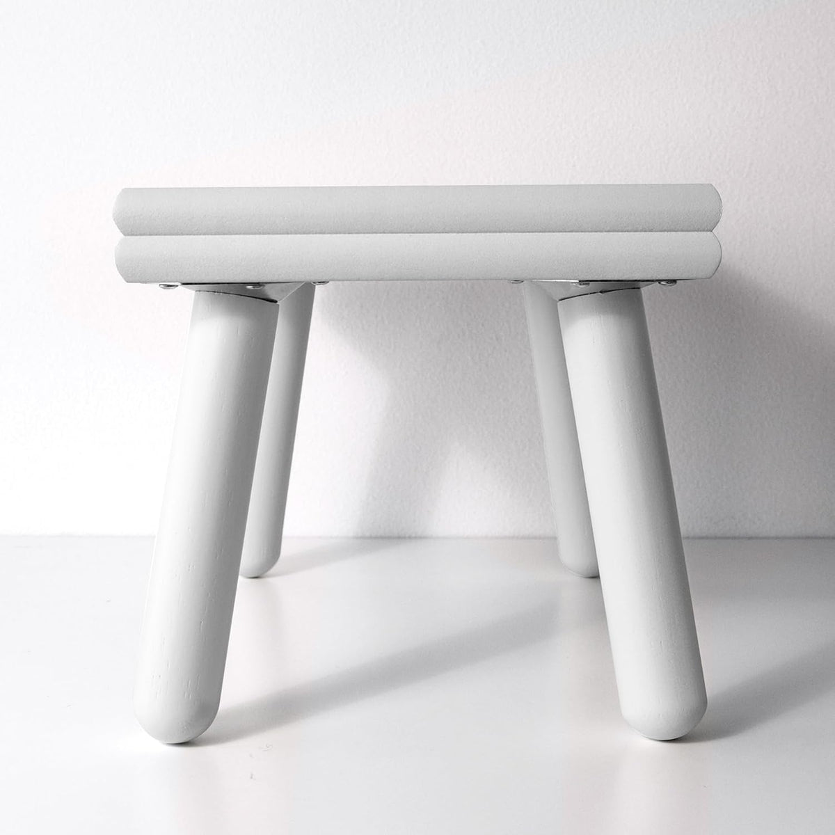 Let's Make Memories Personalized Step Stool- Name and Initial- Wood- Floral Design- White- Ages 3+