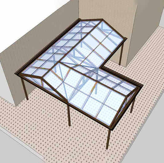 Greenhouse Panels Daylighting Roof Panels Transparent Greenhouse Panel Easy to Bend and Cut for Outdoor Gardens Greenhouses.(Transparent,6x23ft)