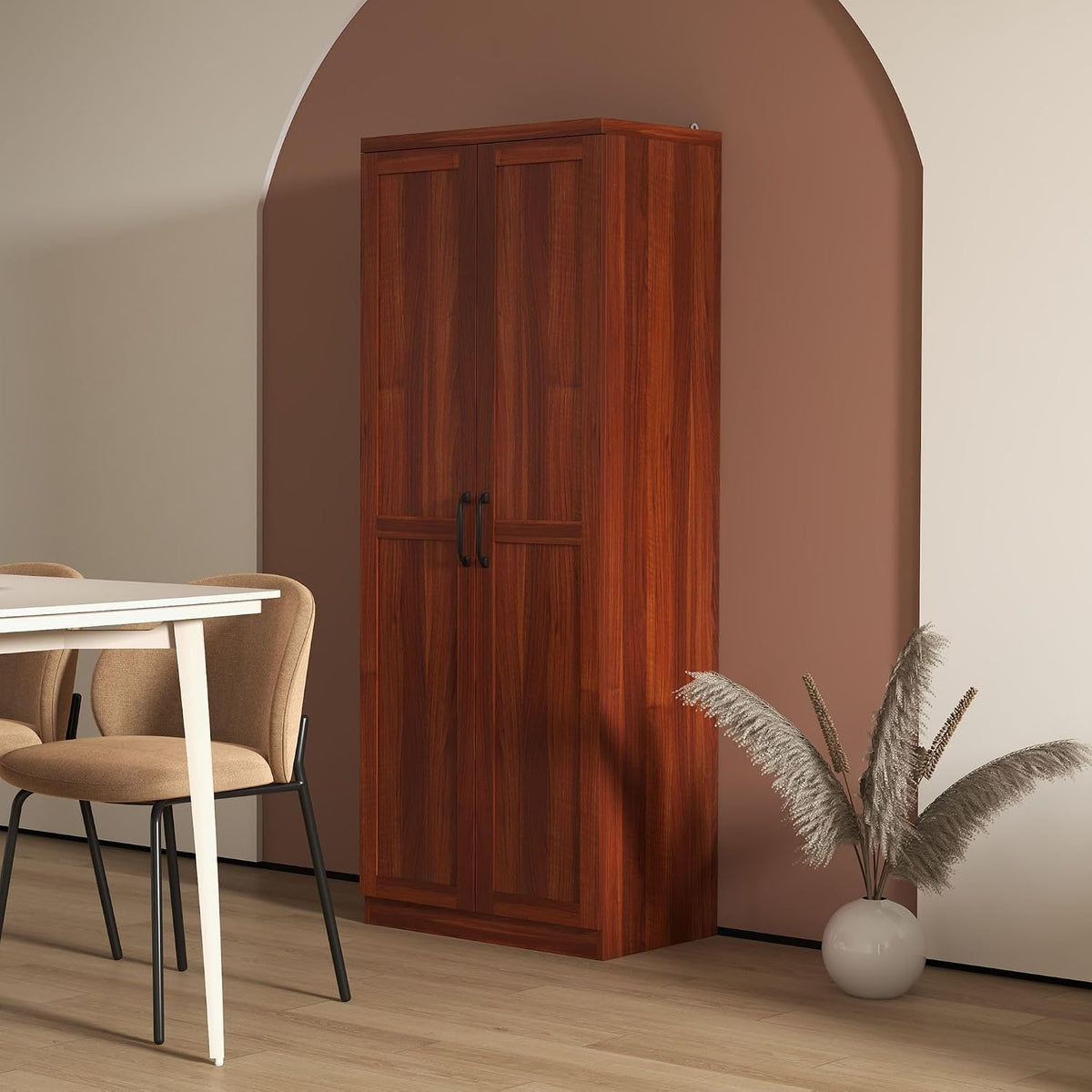 5-Tier Kitchen Pantry Cabinet with Adjustable Shelves