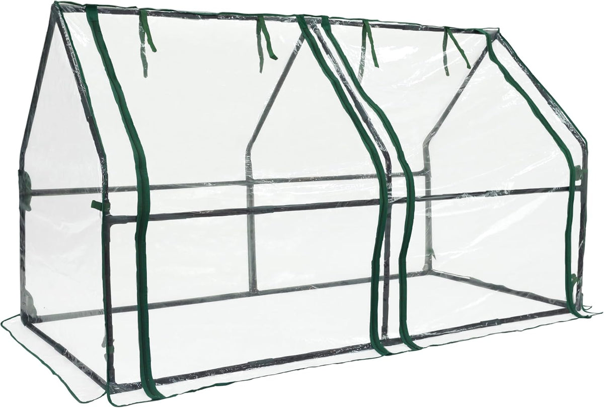 Gardzen Mini Greenhouse, Portable Cold Frame Green House Indoor Outdoor, Small Greenhouse for Seed Starting & Plant Protection, 71.7"(L) x36.2(W) x42.5(H)
