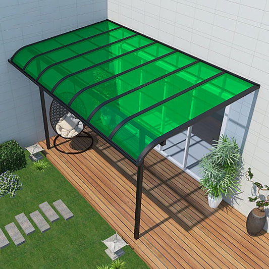 Daylighting Roof Panels Outdoor Sunshade Canopy Panels Greenhouse Panels Not Easy to Deform Easy to Assemble for Outdoor Shed Panels.(Green,2.62x3.3ft)