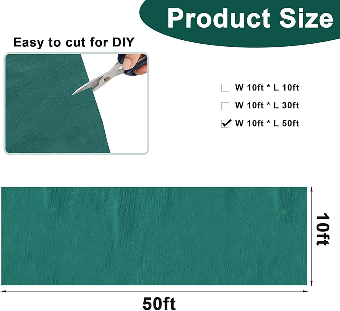 NNG 10x50ft Plant Covers Freeze Protection Frost Blankets 1.35oz/yd² Non-Woven Fabric Floating Row Cover Plant Blanket Protector Garden Winterize for Winter Outdoor Plants,Vegetables