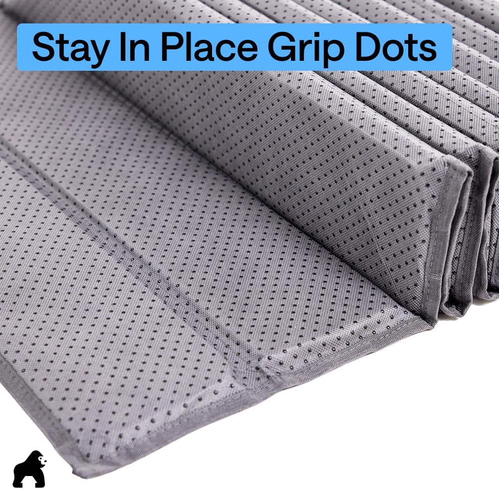 GORILLA GRIP Couch Cushion Support Board for Sagging Sofas, 21.5x70 Gray | Heavy Duty Slip Resistant Thick Boards Add Strong Seat Supports for Couch, Replacement Stuffing Firmer Couches Accessories