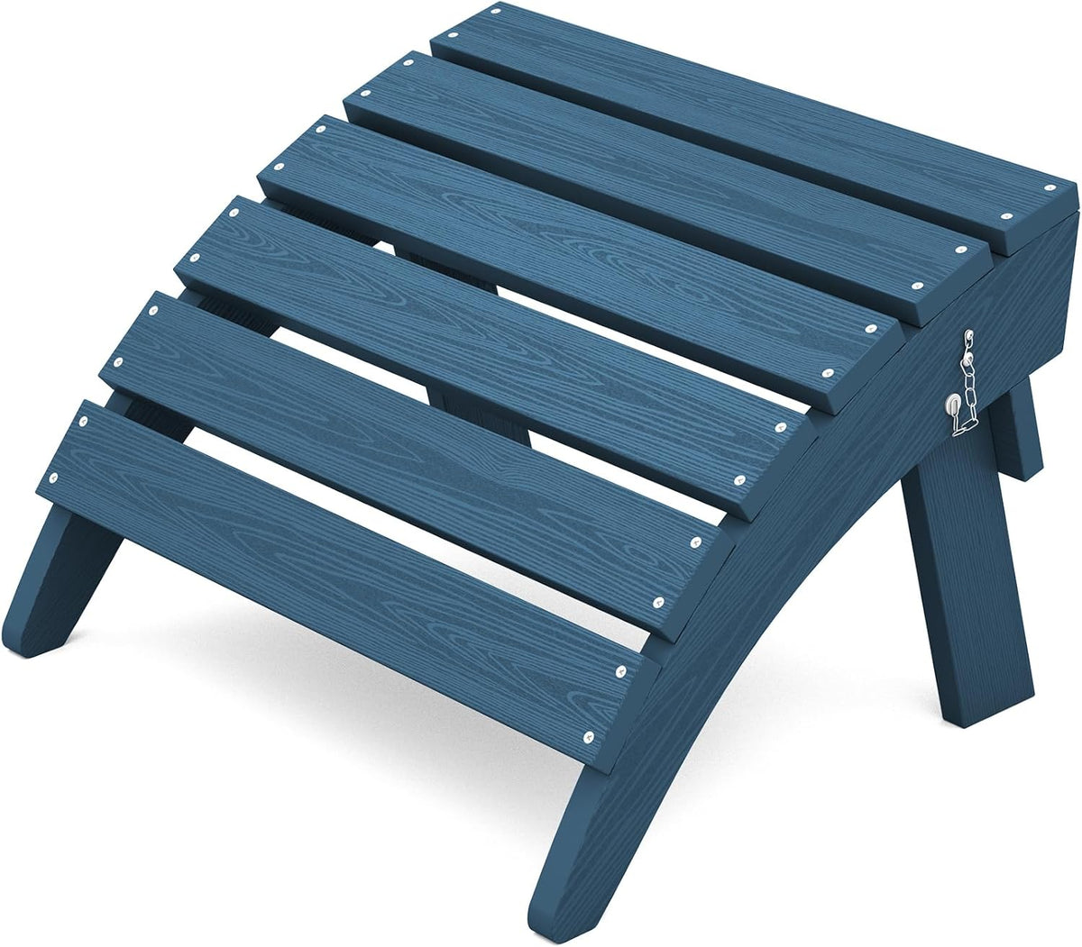 KINGYES Folding Adirondack Ottoman for Adirondack Chair, Navy