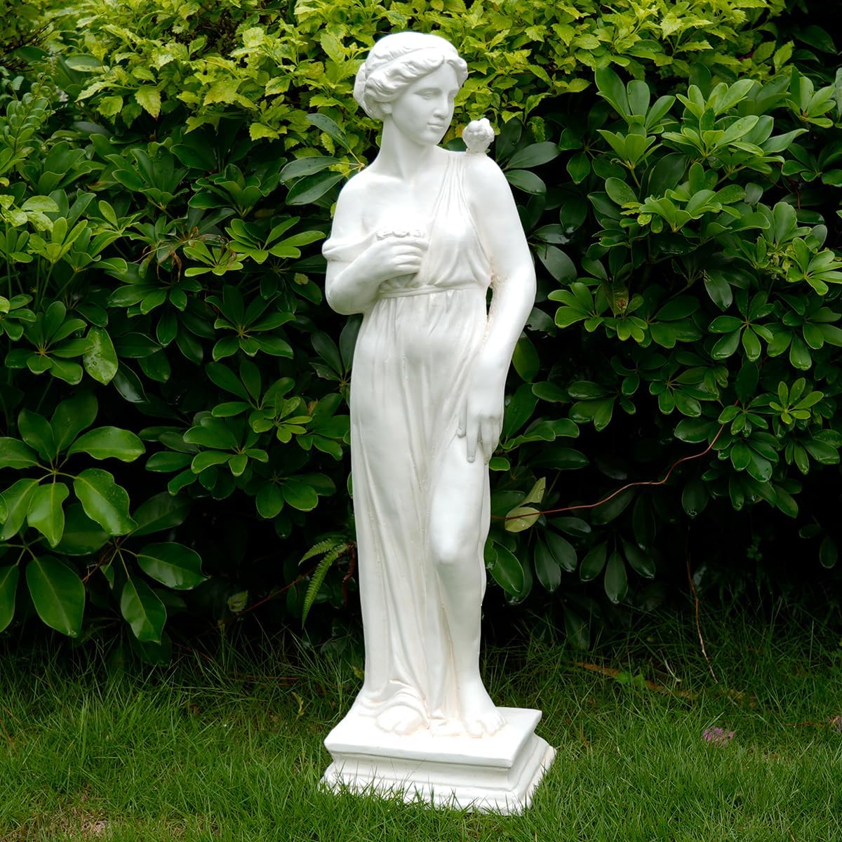 Outdoor Statue, Nymph Sculpture Goddess of Greek Mythology Roman Style for Garden Patio Yard Lawn Porch Decor (Nymph)