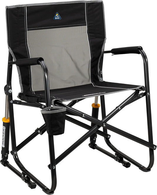 GCI Outdoor Freestyle Rocker Camping Chair - Black