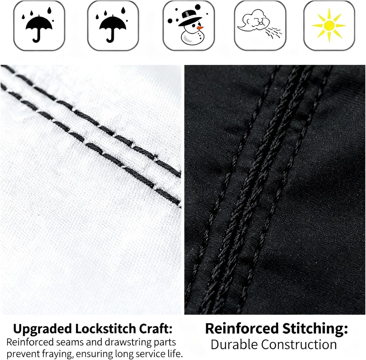 Heavy-Duty 210D Oxford Swing Cover-Waterproof UV-Resistant and Windproof Hammock with Drawstring((200cm*230cm) with storagebag)