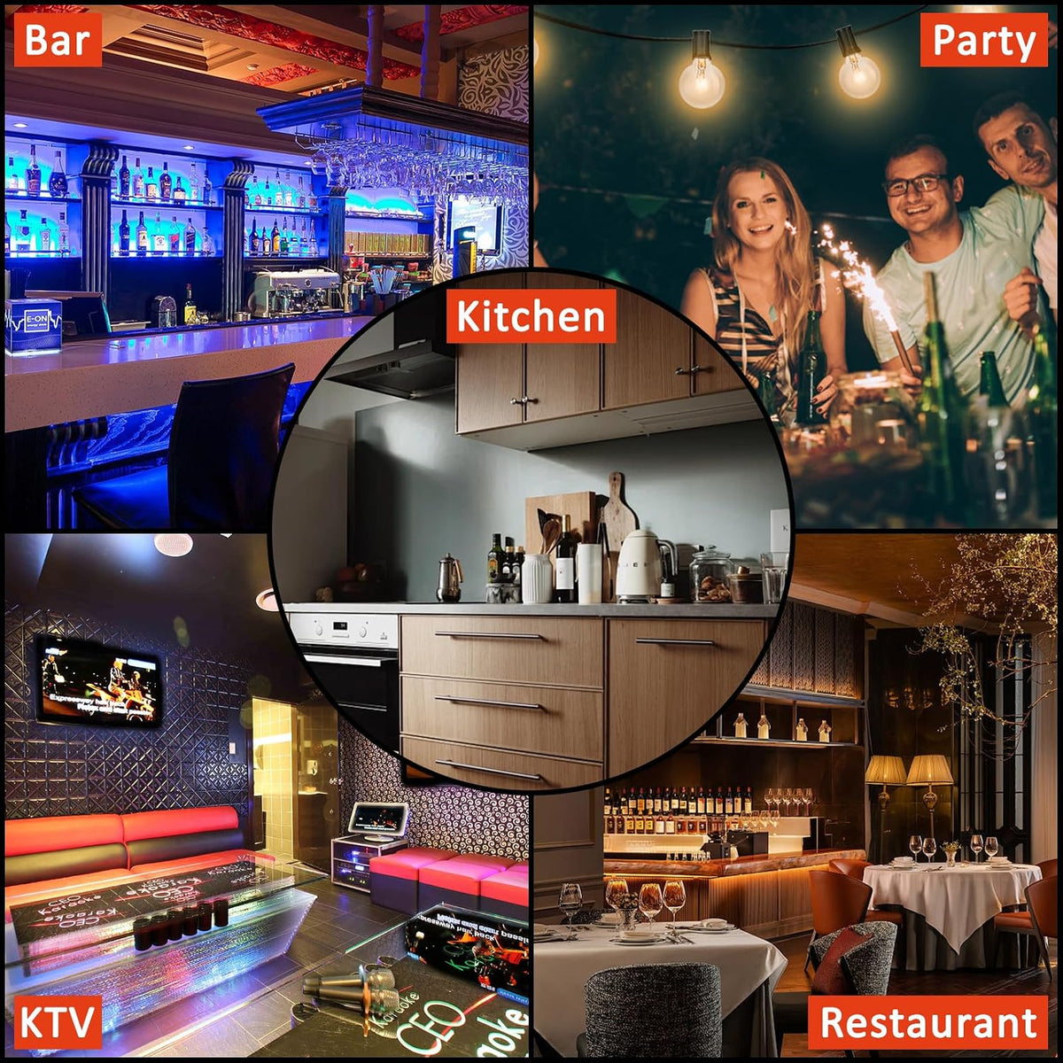 60" 3-Tier LED Lighted Liquor Bottle Shelf,Backlit Bar Display with Remote & App Control, 16 Color Options, 4 Modes & 1-8 Hour Timer, Modern Shelving Unit for Home Bars, Restaurants & Nightclubs, Plug