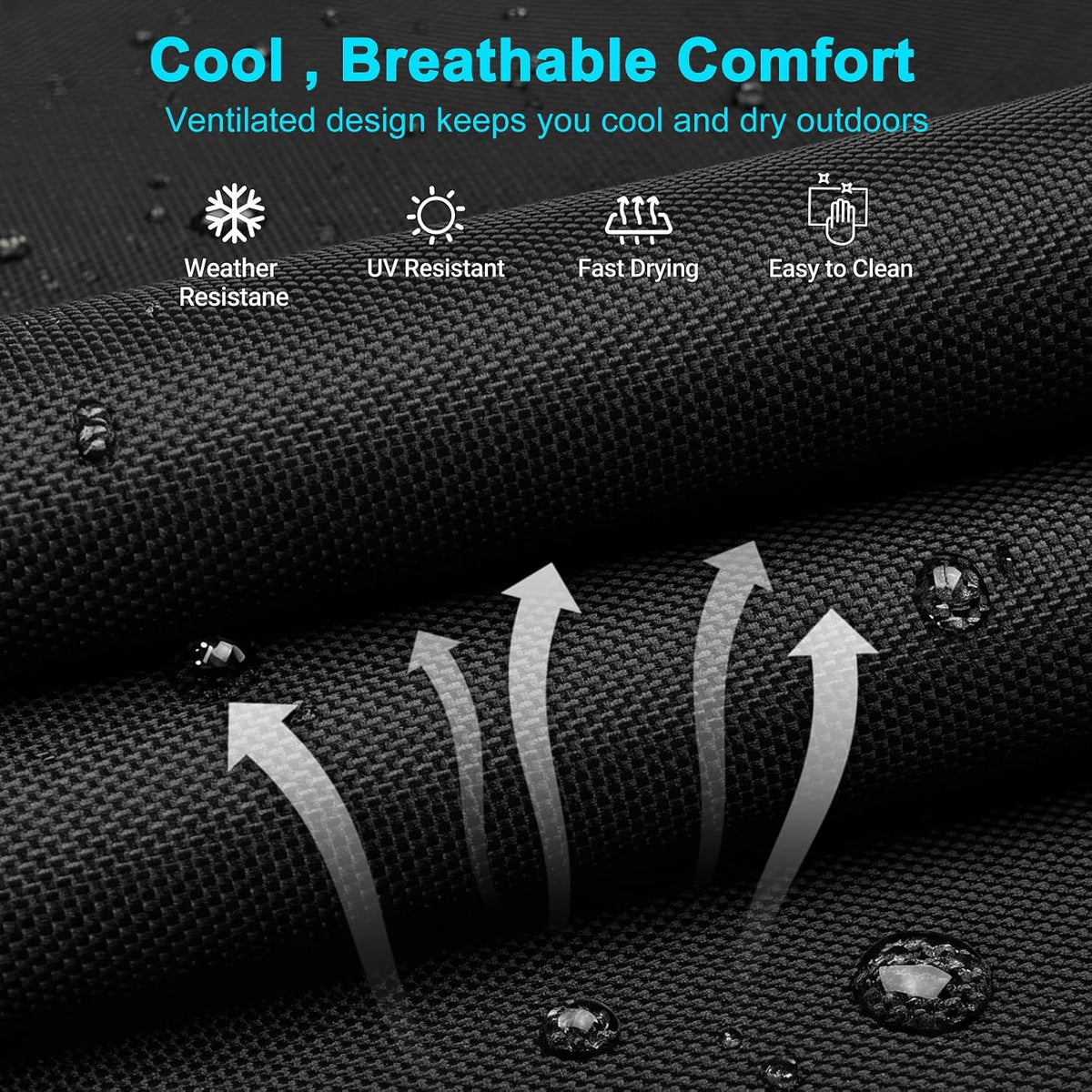 ABORON Tanning Chair, 5-Position Padded Folding Chaise Lounge