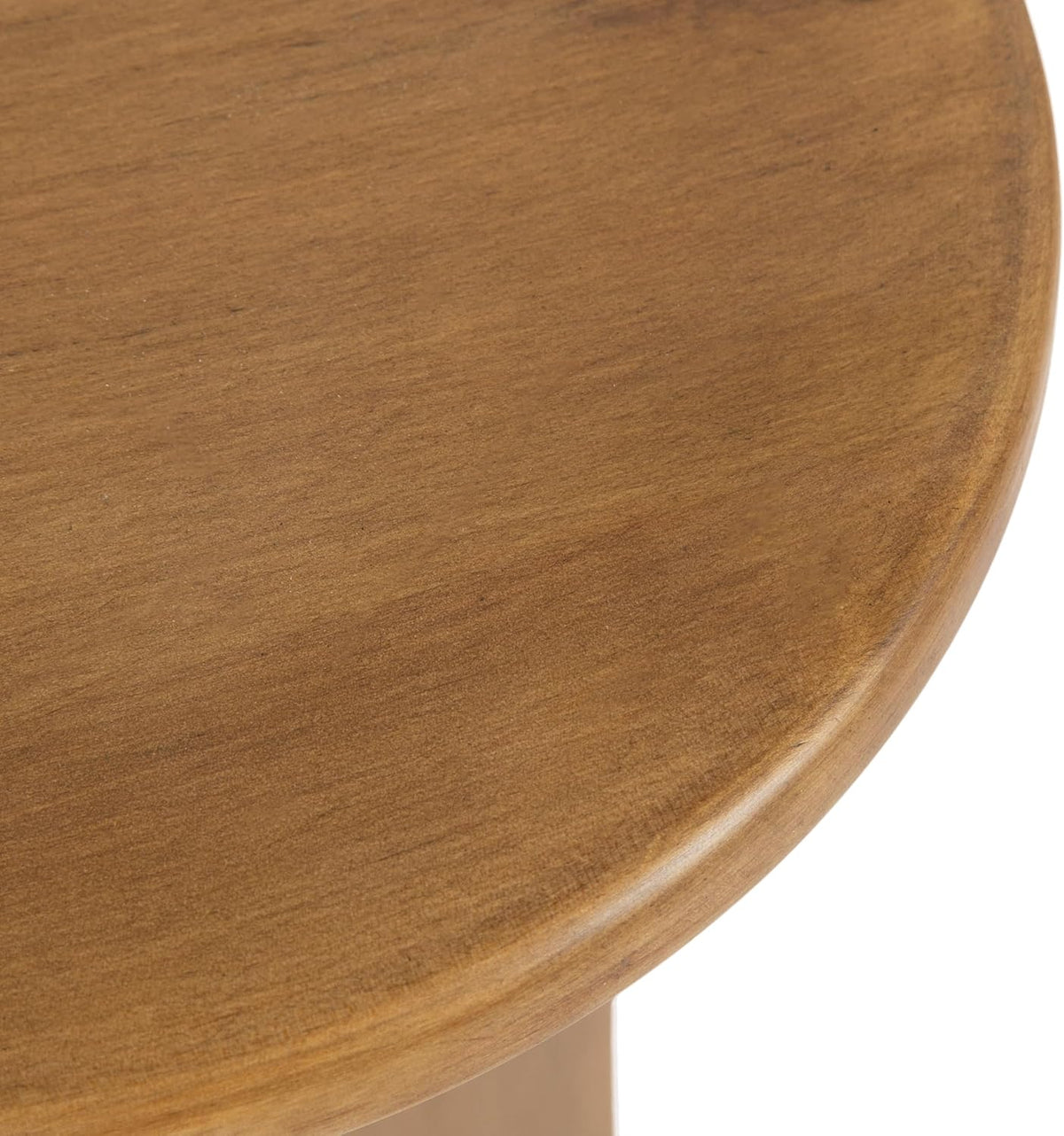 Kate and Laurel Sora Modern Wooden Round Drink Table, 12 x 12 x 22, Rustic Brown, Transitional Wood End Table for Use as Indoor Plant Stand or Living Room Mini Table