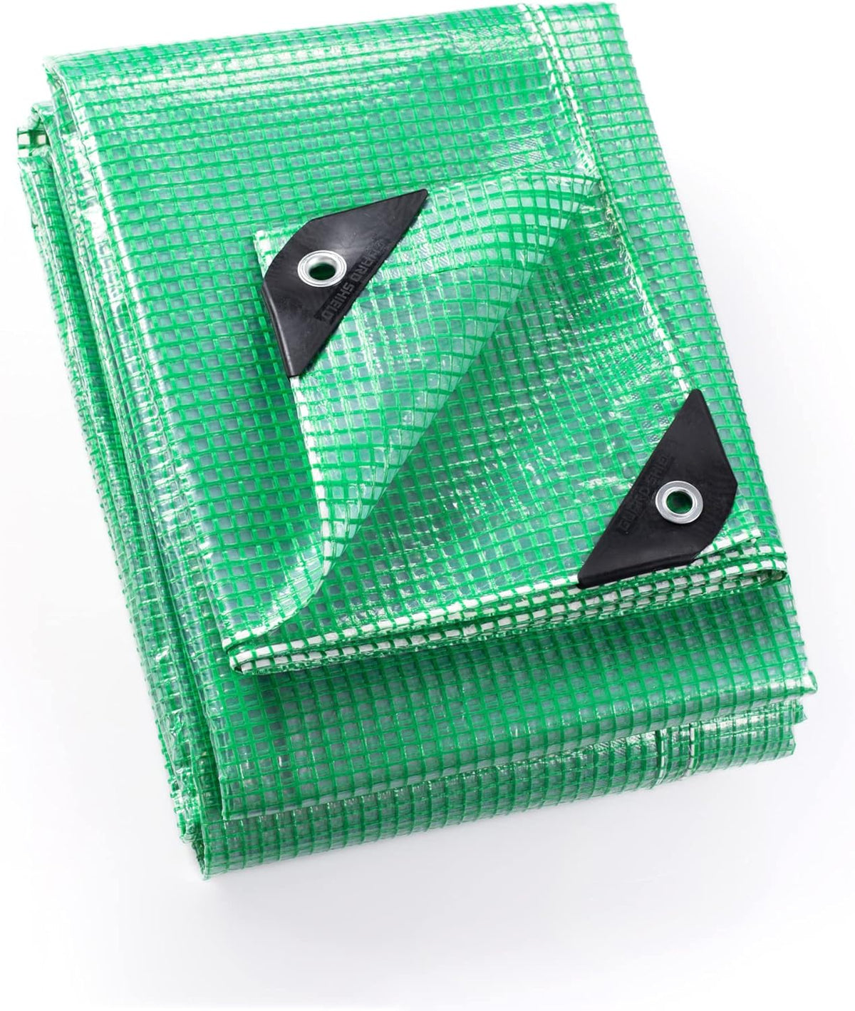 GUARD SHIELD Clear Green Tarp Heavy Duty 20x30 Feet Waterproof for Greenhouse Outdoor Garden Poly Cover UV Resistant 3x3 Weave 10mil