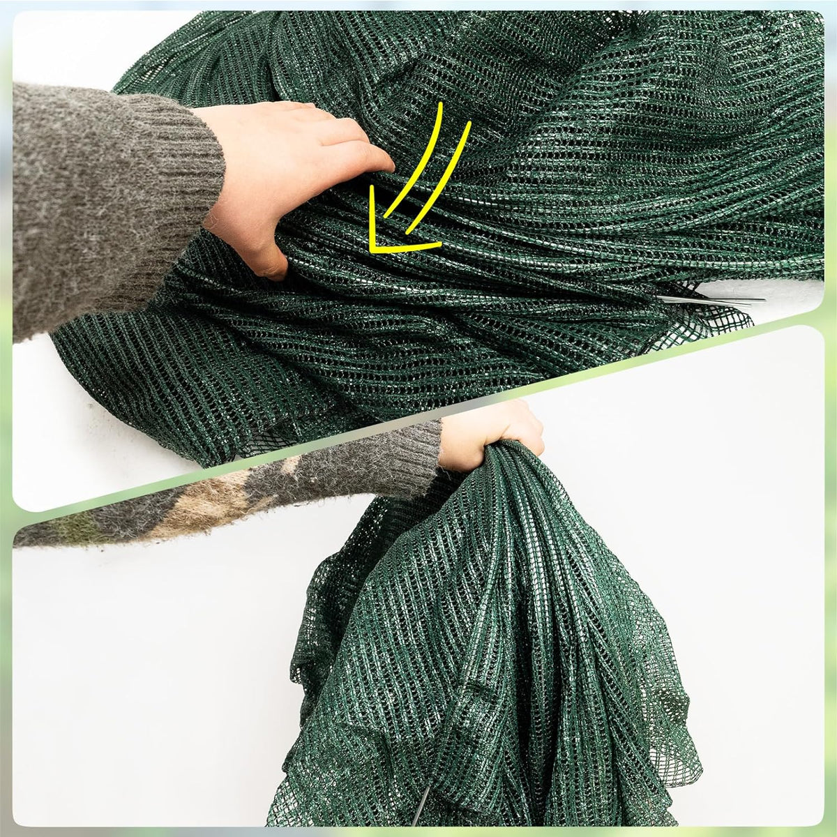 2 in 1 Portable Greenhouse Protection from Sun Heat,Garden Tunnel Shade Net Cover with Quick-Release Technology,Row Covers for Vegetables Plant Cover from Sun (Pack 1)